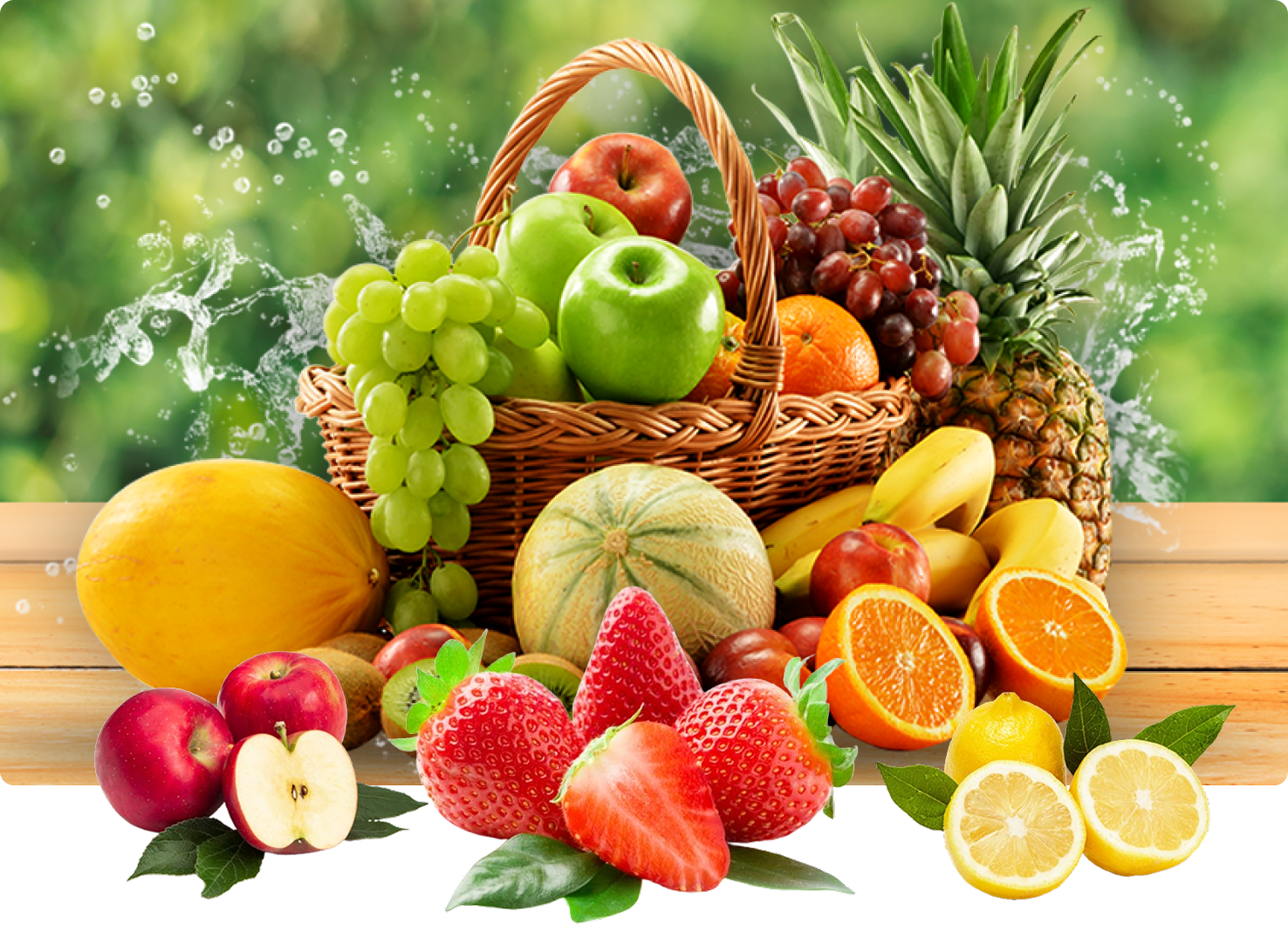 Fresh Fruits Basket